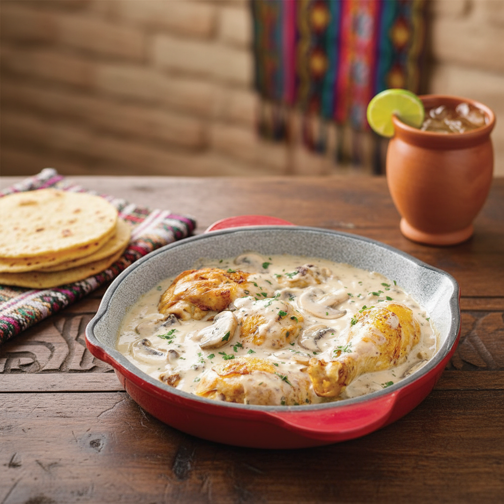 POLLO EN CREMA